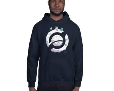 Horizen Moon Landing Sweatshirt Hoodie – Navy