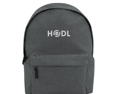 HODL Horizen Embroidered Backpack