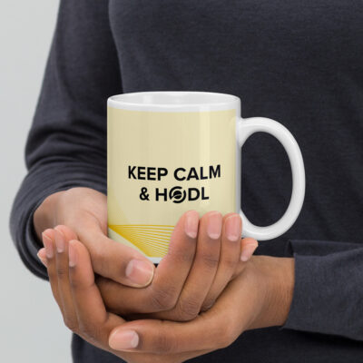 "Keep Calm & HODL" Coffee Mug 11 oz